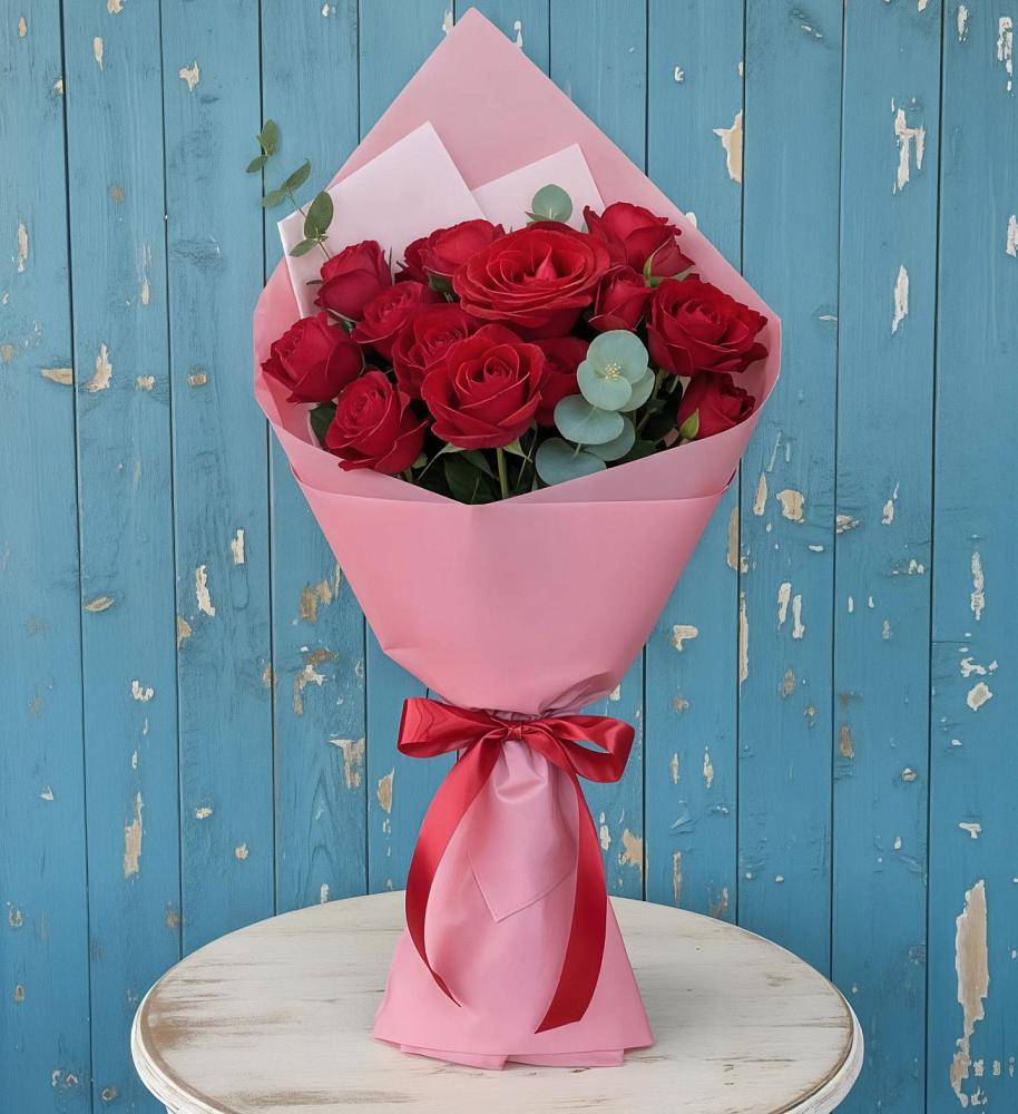 Букет цветов из: Розы в Семилуках