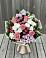 Букет цветов из: Альстромерии, Гвоздики, Розы и Хризантемы в Семилуках