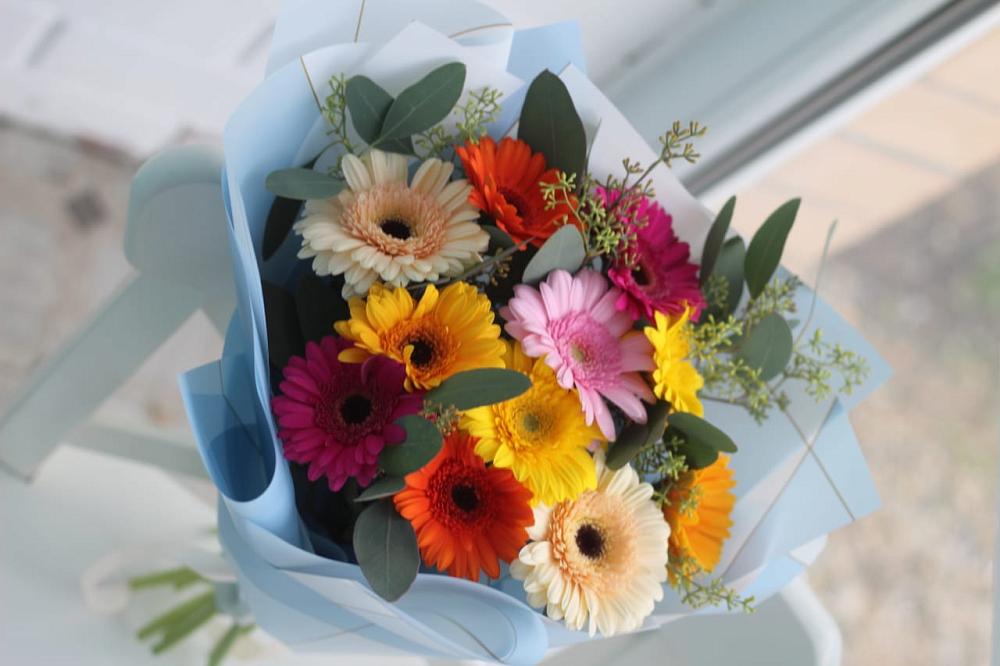 Букет цветов из: Герберы в Семилуках