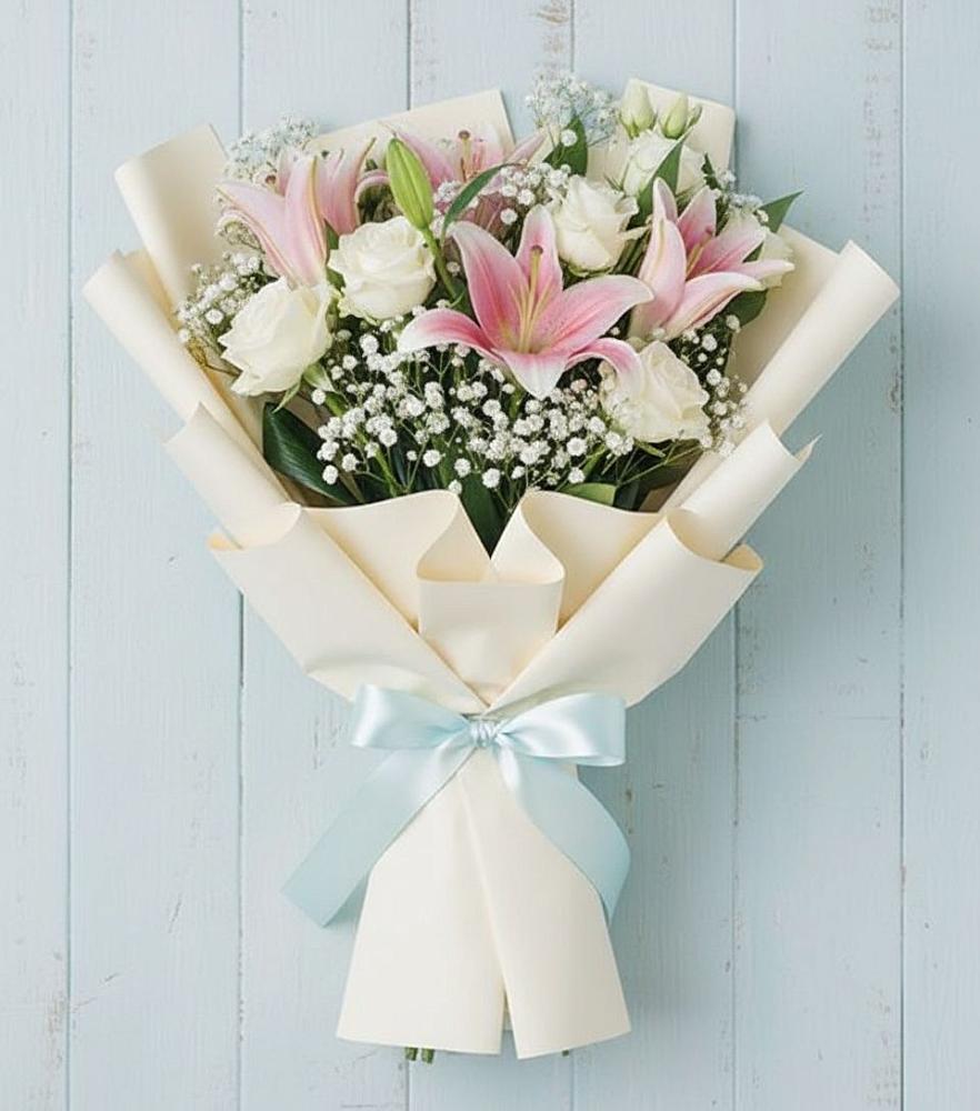 Букет цветов из: Лилии в Семилуках