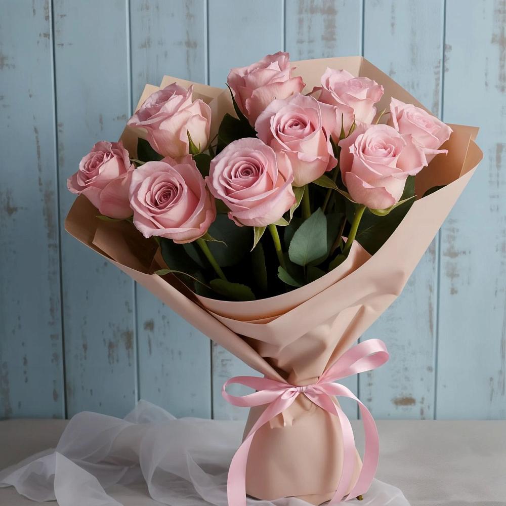 Букет цветов из: Розы в Семилуках