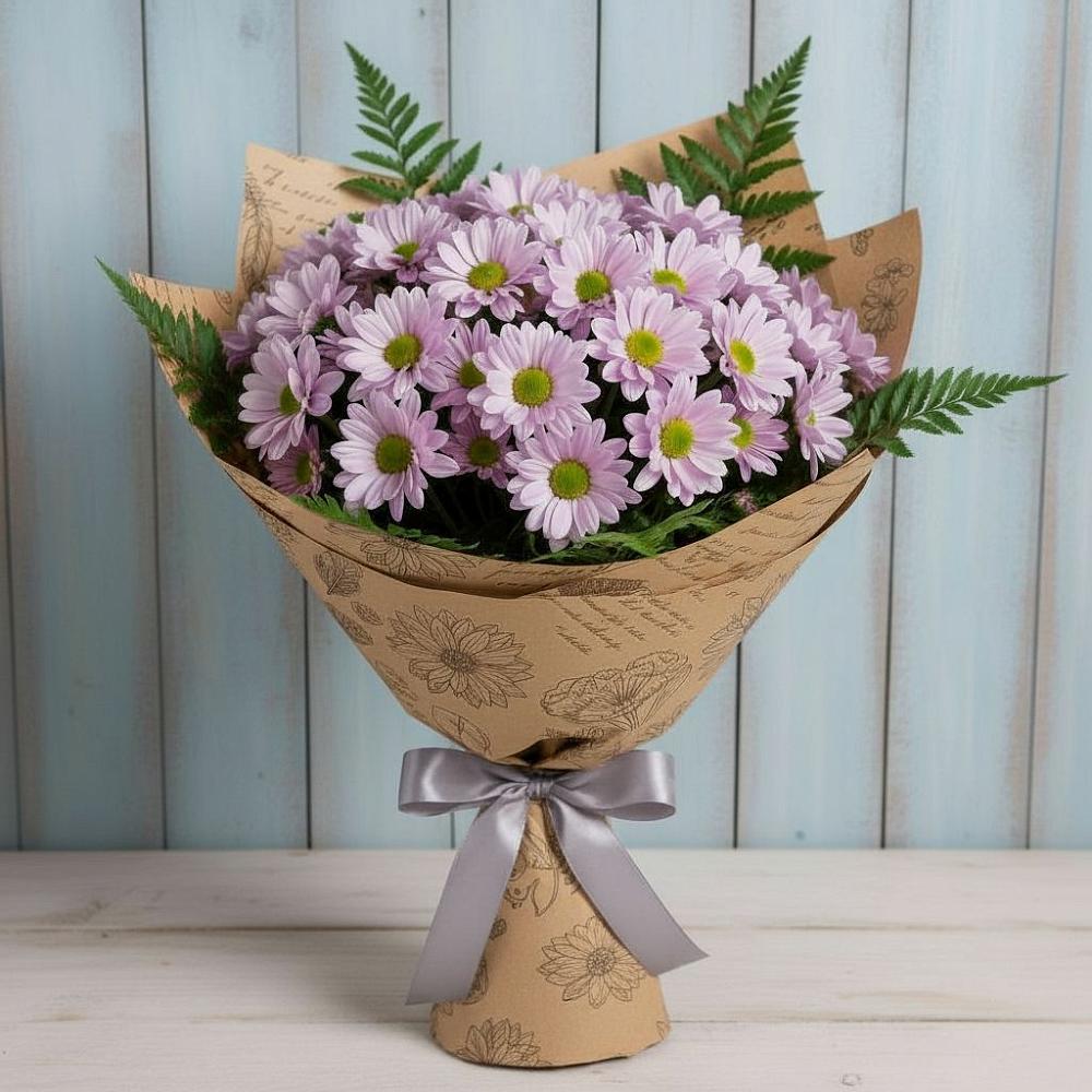 Букет цветов из: Хризантемы в Семилуках