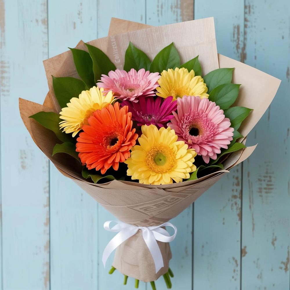 Букет цветов из: Герберы в Семилуках