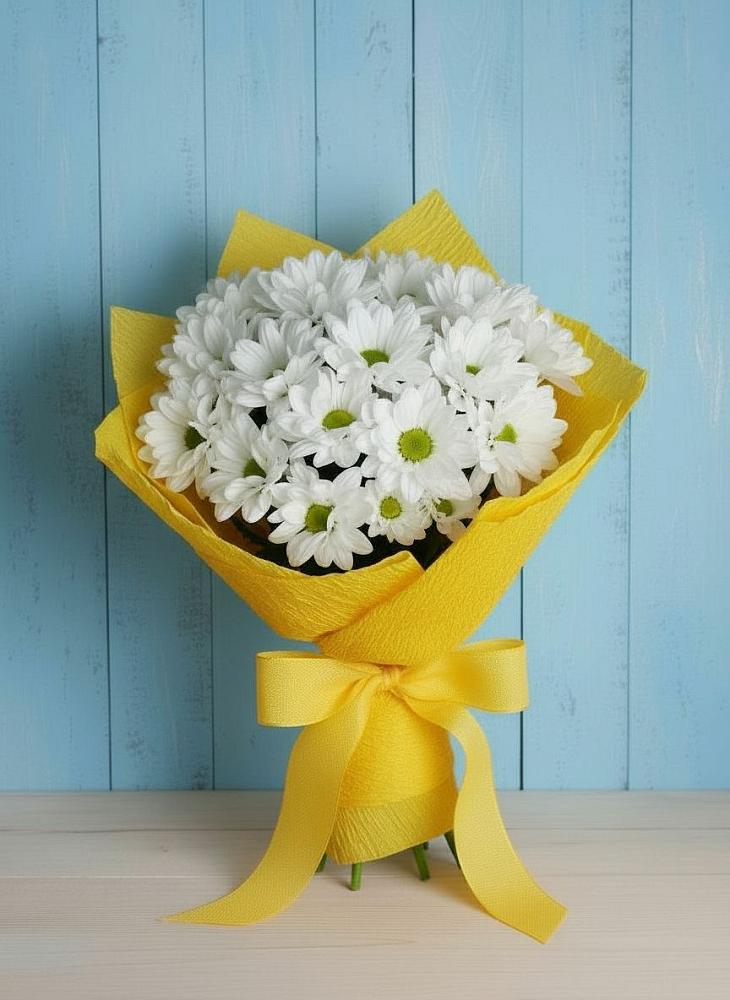 Букет цветов из: Хризантемы в Семилуках