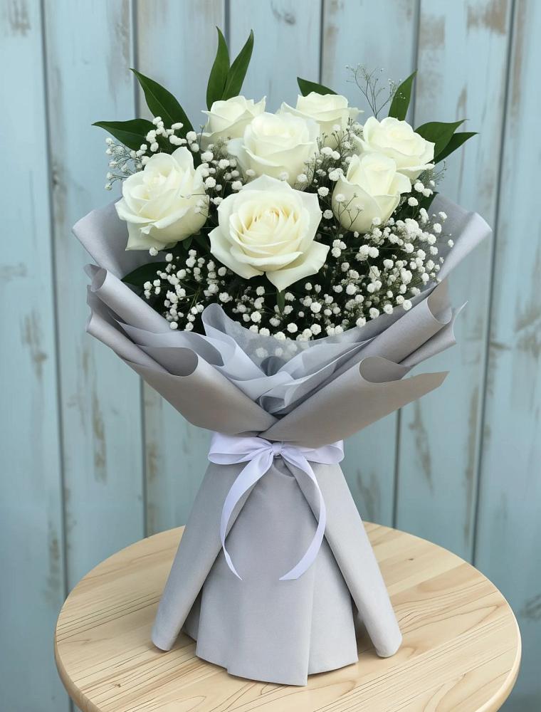 Букет цветов из: Розы в Семилуках