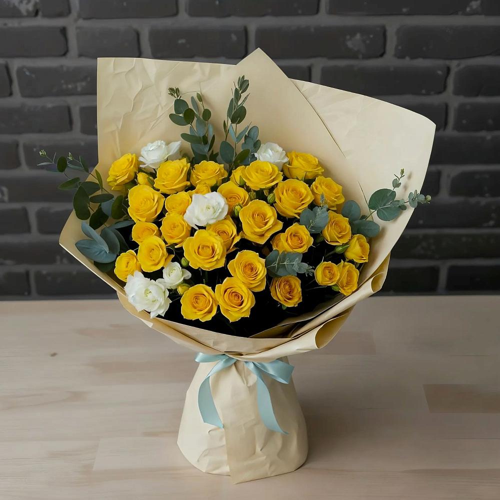 Букет цветов из: Розы в Семилуках