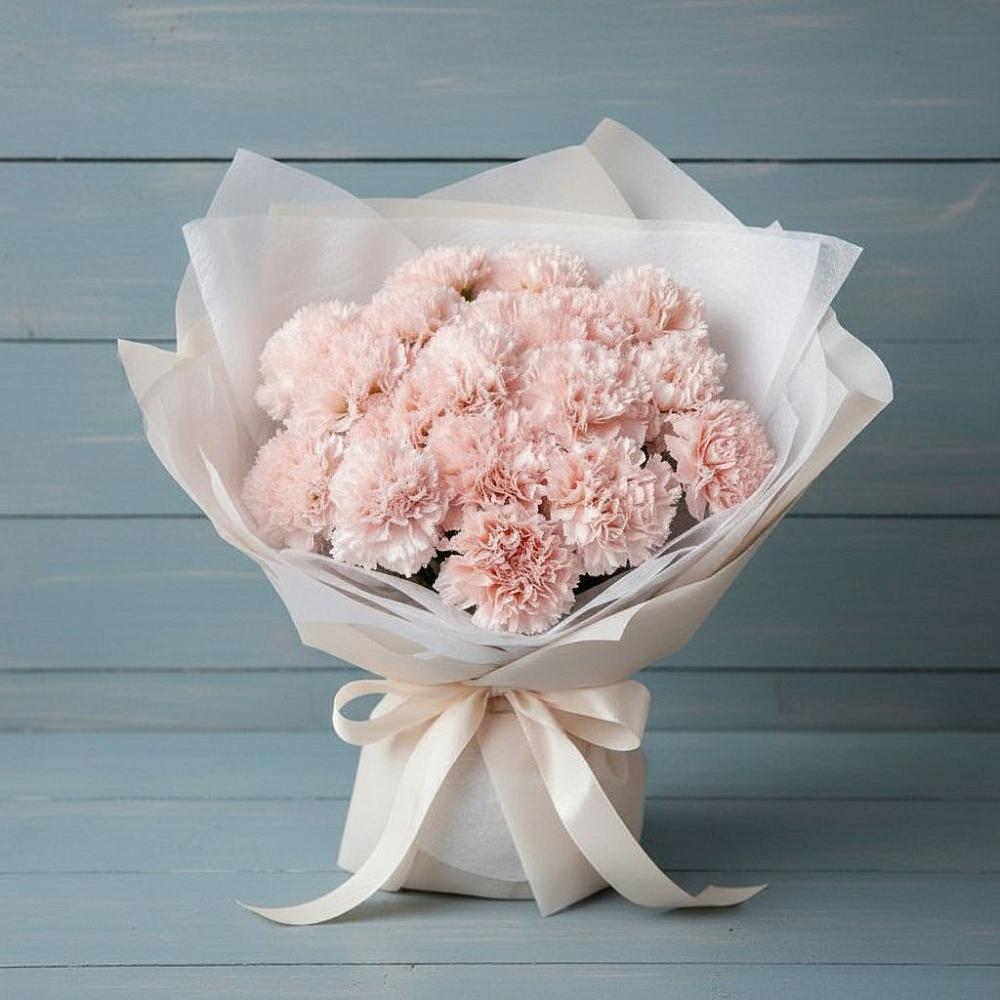 Букет цветов из: Гвоздики в Семилуках