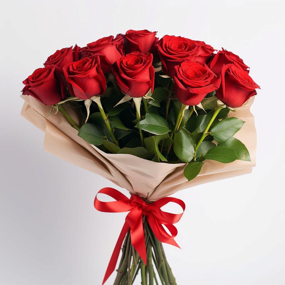 Букет 11 Красных роз Эдлесс Лав в Семилуках