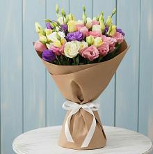 Букет цветов из:  Лизиантусы в Семилуках